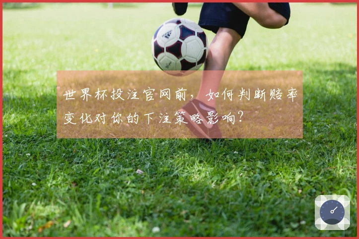 世界杯投注官网前，如何判断赔率变化对你的下注策略影响？